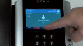 Polycom VVX Transfer Active Call with a Consultative Transfer [upl. by Cela]