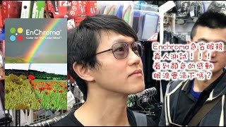 Enchroma色盲眼鏡測試！能看到感動的瞬間嗎？【政 TV 】想到就要做 Enchroma Colorblind glasses test touched moment【ACheng TV 】 [upl. by Mcripley]